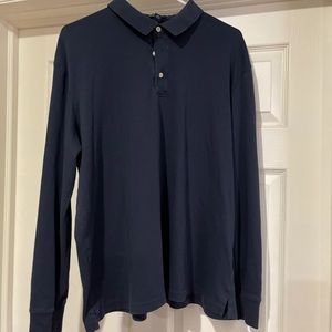 Lands End Men’s Long Sleeve Supima Polo Shirt
